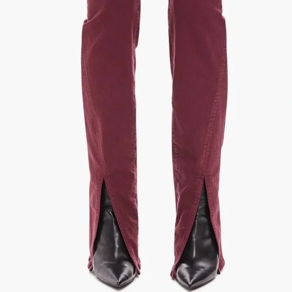 NWT! MOTHER The Rascal Sliced Up Heel! - Picture 4 of 13